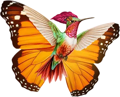 Decorative hummingbird